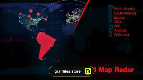 فوتیج رادار نقشه جهان