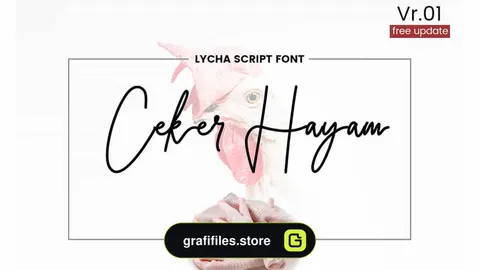 فونت انگلیسی پیوسته Lycha