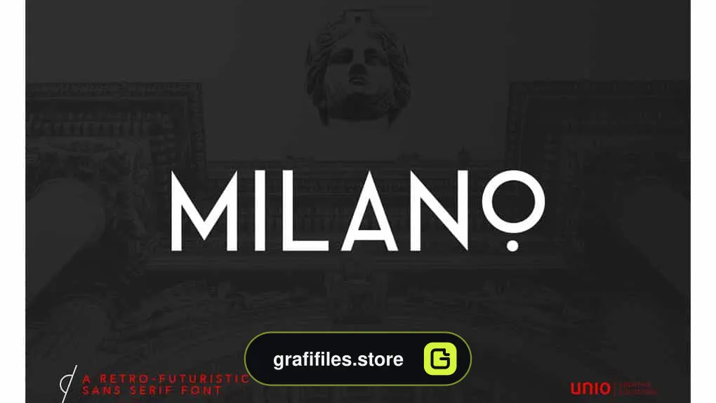فونت انگلیسی Milano