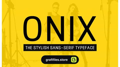 فونت انگلیسی ONIX