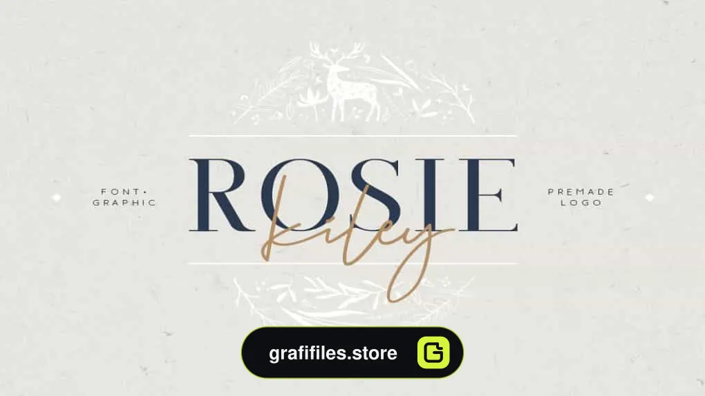 فونت انگلیسی Rosie Kiley