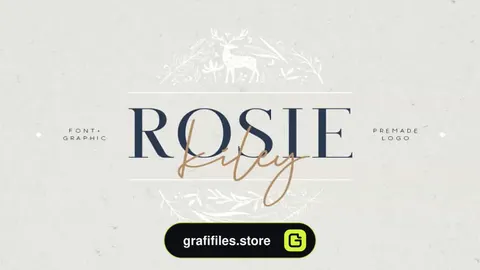 فونت انگلیسی Rosie Kiley