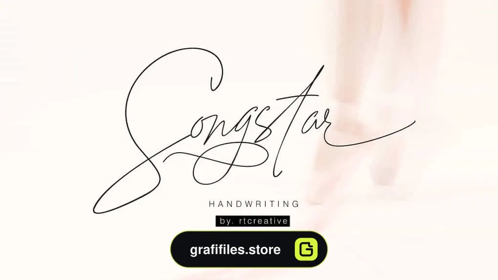 دانلود فونت سبک امضا Songstar