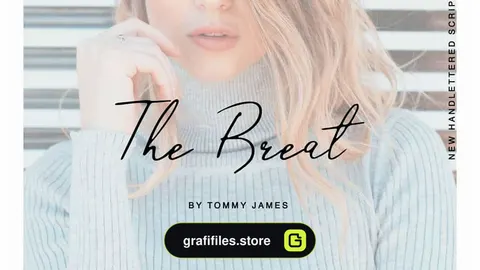 فونت انگلیسی دستنویس The Breat