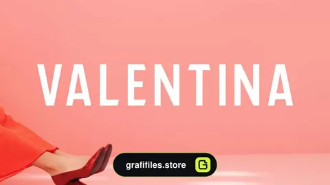 فونت انگلیسی گرافیکی VALENTINA