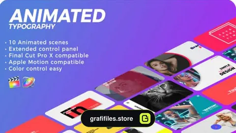 پروژه فاینال کات پرو تایپوگرافی Animated Typography