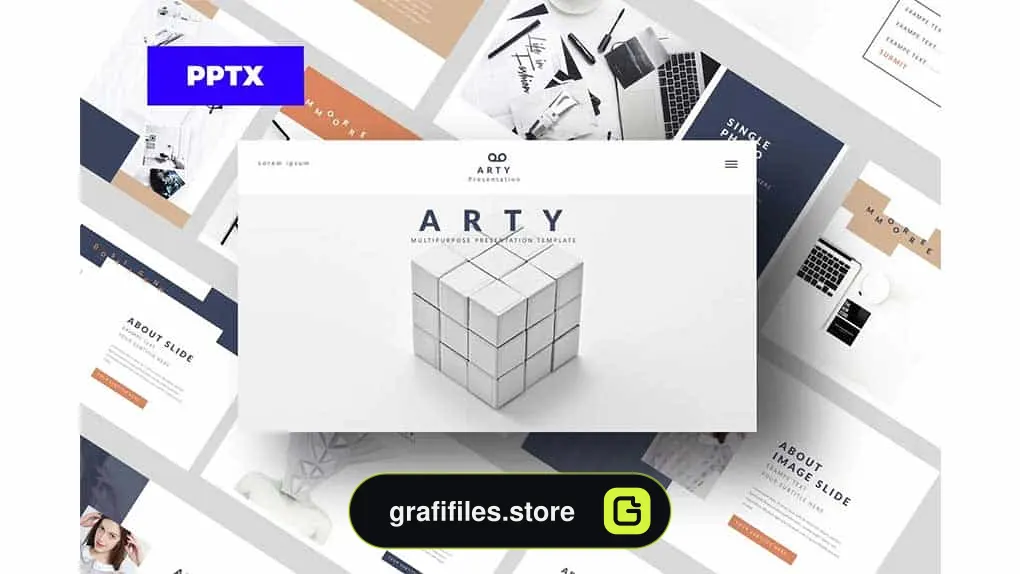 قالب پاورپوینت Arty – Powerpoint