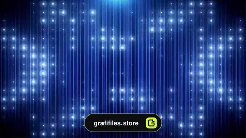 بک گراند موشن گرافیک Blue Glitter Led Loop