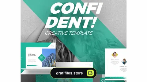 قالب پاورپوینت Confident Creative Presentation