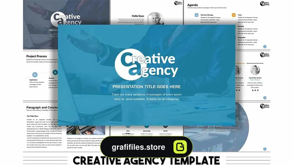 قالب پاورپوینت Creative Agency Template