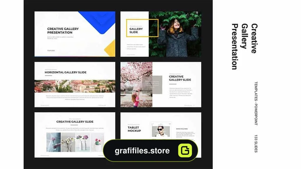 قالب پاورپوینت Creative Gallery PowerPoint Template