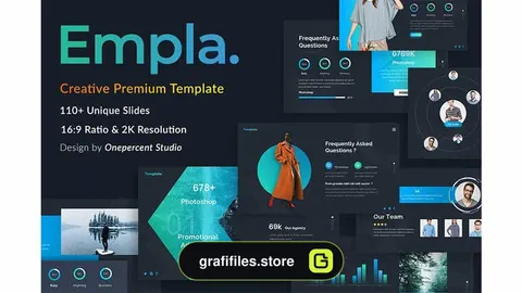 قالب پاورپوینت Empla Creative Powerpoint Template