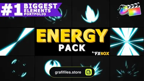 پروژه آماده فاینال کات پرو افکت کارتونی انرژی Energy