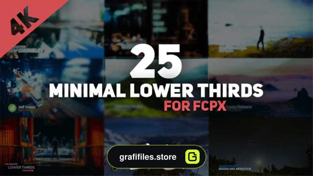 پروژه فاینال کات پرو زیرنویس FCPX Minimal