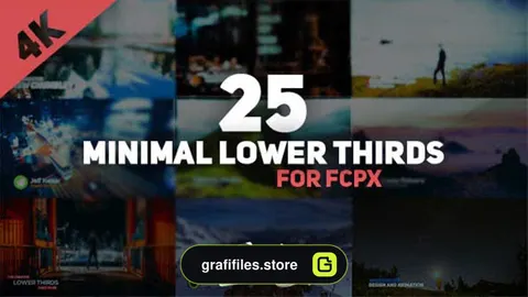پروژه فاینال کات پرو زیرنویس FCPX Minimal