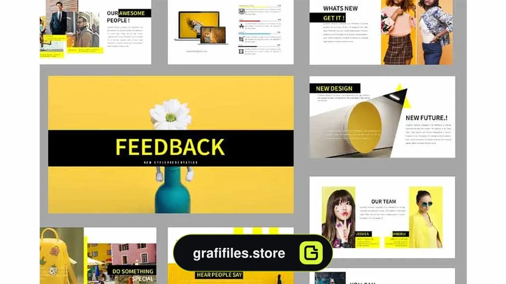 قالب پاورپوینت Feedback Presentation Template