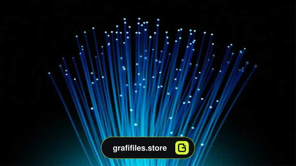 بک گراند موشن گرافیک Fiber Optic Loop