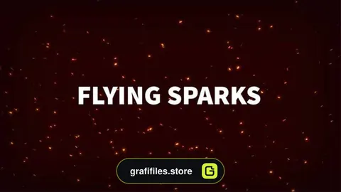 فوتیج ذرات نورانی Flying Sparks