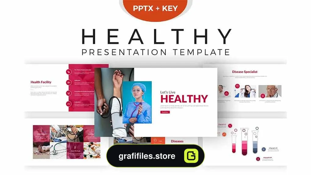 قالب آماده Keynote و پاورپوینت پرزنتیشن سلامت