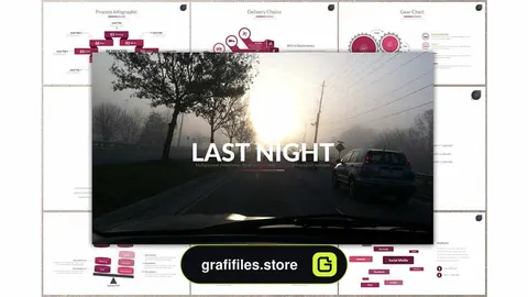 قالب پاورپوینت LAST NIGHT Powerpoint