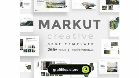 قالب پاورپوینت و کینوت Markut Creative Powerpoint Template
