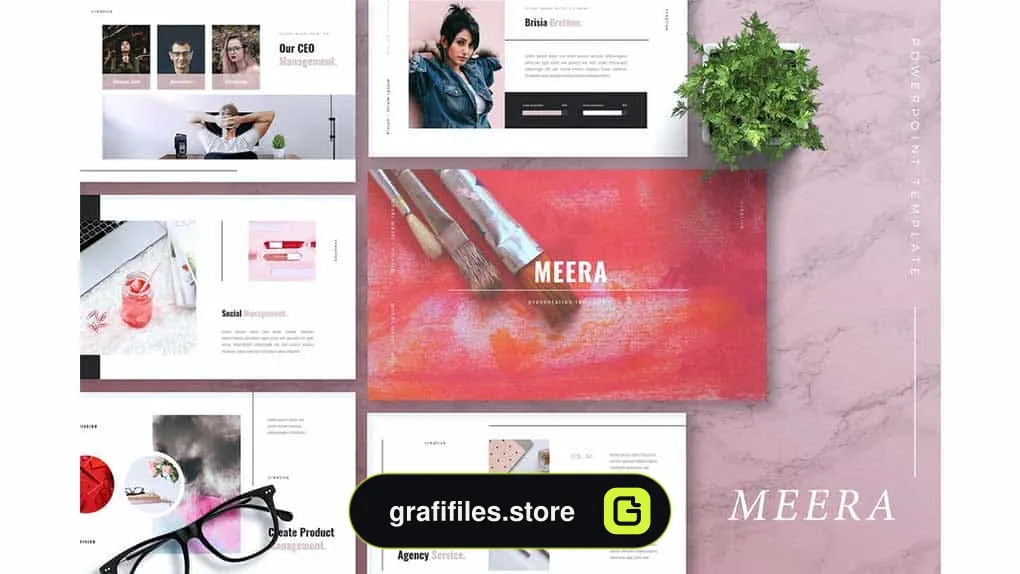 قالب کینوت MEERA – Creative Agency Keynote Template