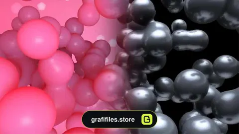 فوتیج Metaballs Loops Pack