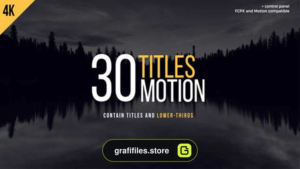 پروژه فاینال کات پرو تایتل Motion Titles