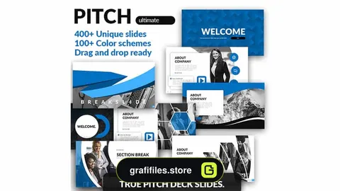 قالب پاورپوینت Pitch Deck Presentation Template – Pitch Ultimate