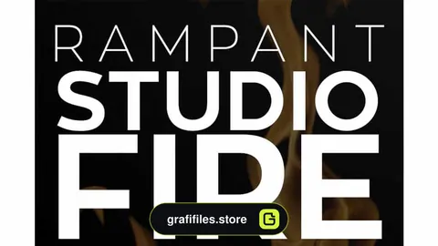 فوتیج آتش Rampant Design
