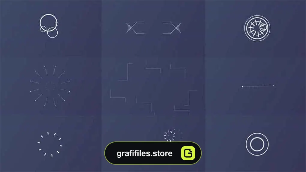 المان موشن گرافیک Shape Elements Pack