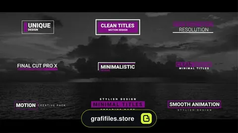 پروژه فاینال کات پرو تایتل Smooth Titles