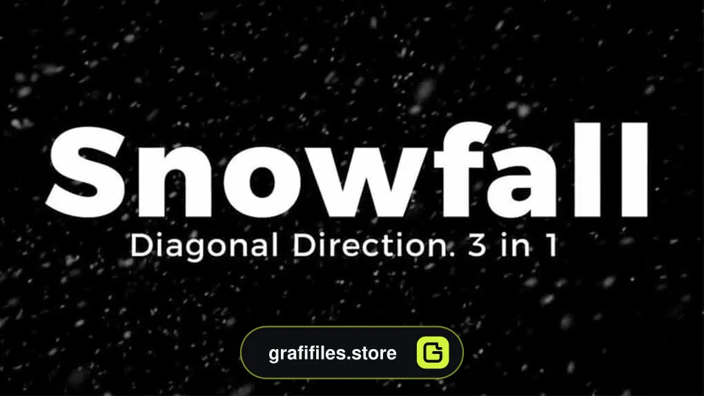 فوتیج بارش برف Snowfall