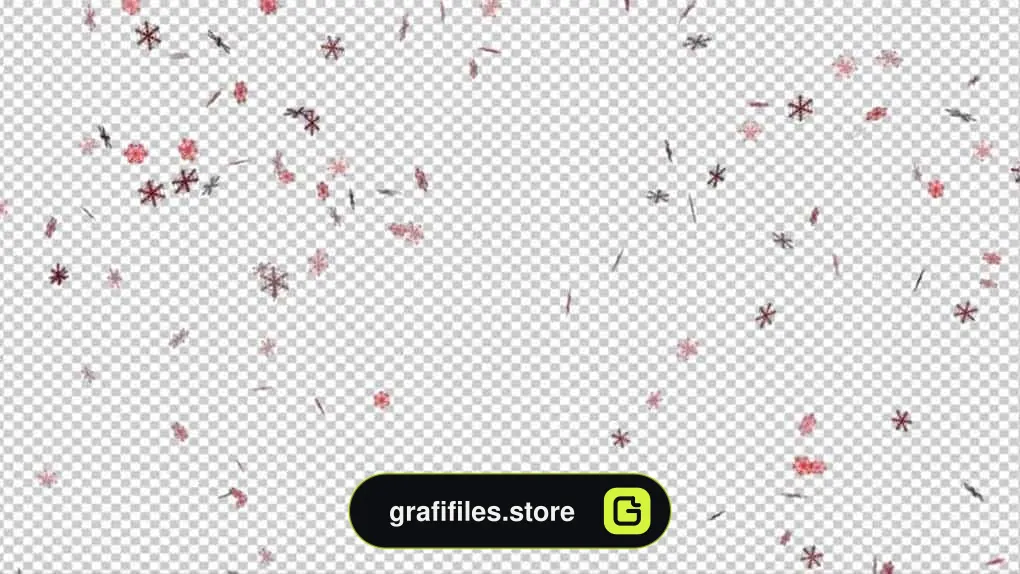 فوتیج بارش برف Snowflakes Falling Pack