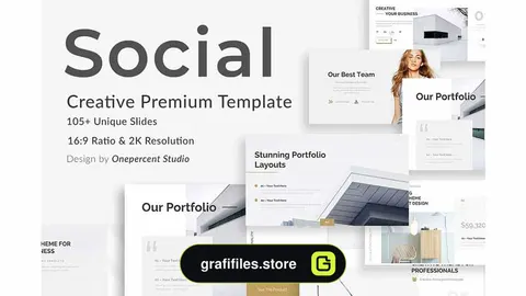 قالب کینوت Social Media Trends Design Keynote