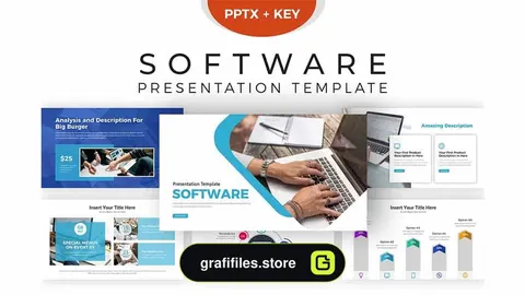 قالب آماده Keynote و پاورپوینت معرفی نرم افزار