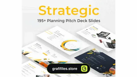 قالب پاورپوینت Strategic Planning Pitch Deck Powerpoint Template