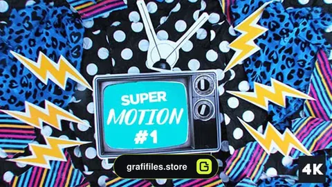 پروژه آماده اپل موشن وله تلویزیونی Super Motion 1