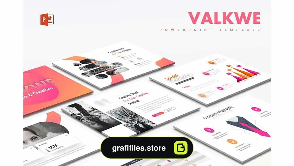 قالب پاورپوینت Valkwe Creative - Powerpoint Template