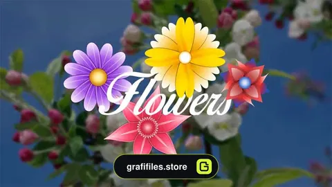 فوتیج موشن گرافیک رویش گل
