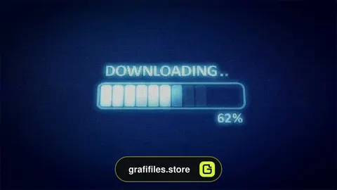فوتیج Downloading Bar Icon