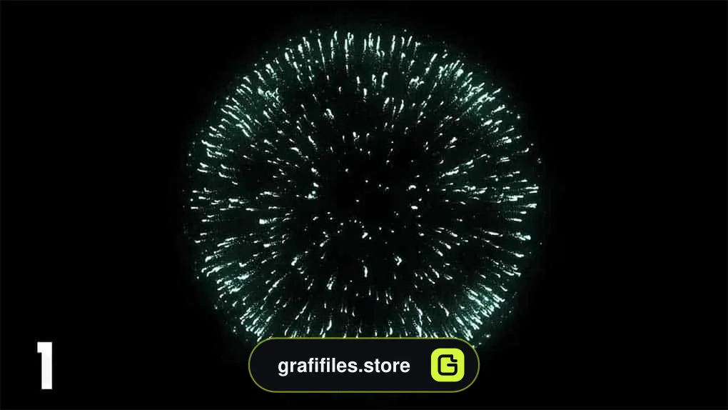 فوتیج موشن گرافیک آتش بازی Firework Pack