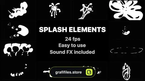 المان موشن گرافیک Flash FX Splash Elements