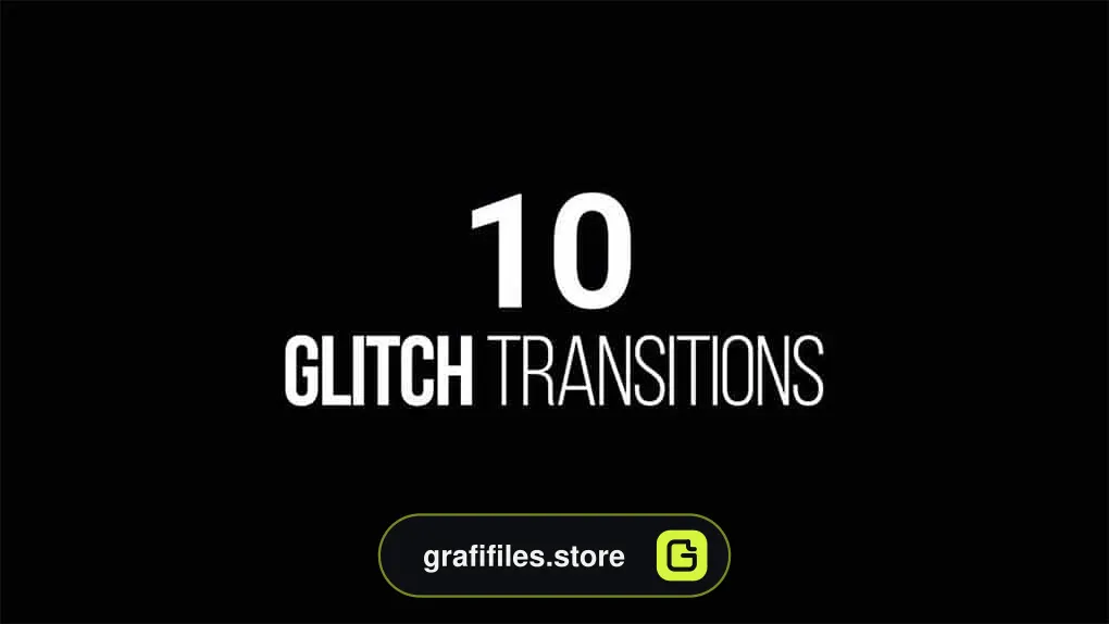 ترانزیشن پارازیت Geometric Glitch Transitions