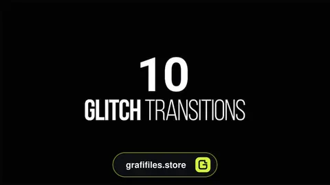 ترانزیشن پارازیت Geometric Glitch Transitions