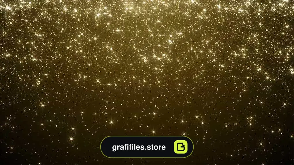 بک گراند موشن گرافیک پارتیکل طلایی Gold Particles Background