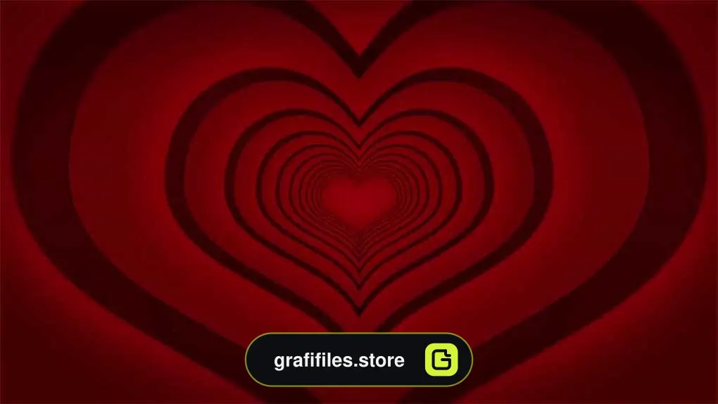 بک گراند موشن گرافیک قلب Hearts