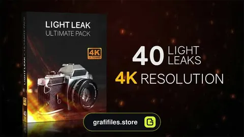 فوتیج افکت نور Light Leaks 4K Ultimate Pack