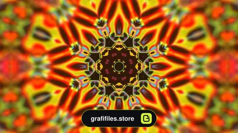 فوتیج موشن گرافیک Psychedelic Kaleidoscope