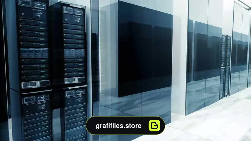 فوتیج موشن گرافیک Server Room